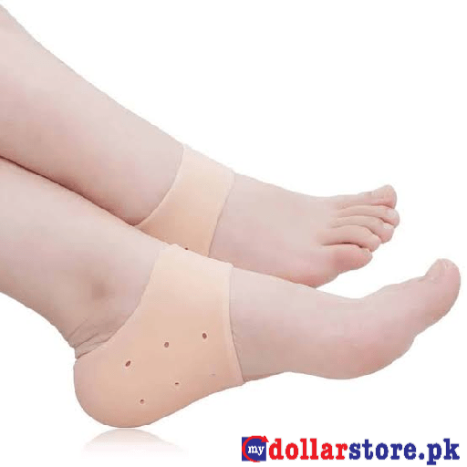 1 Pair (2 Pcs) Silicone Gel Heel Crack Protector. - mydollarstore