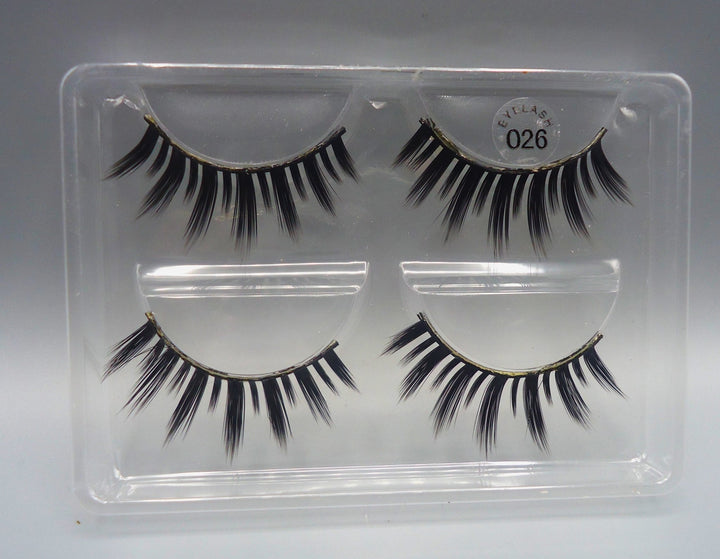 2 Pairs/set Elegant Women Ladies Makeup False Eyelashes Long Natural DIY Black Flase Eye Lashes Make up Extension tools - mydollarstore