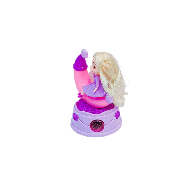 Rotate Moon Fashionable Girls Toy for Girls with Music, Lights and Movement.