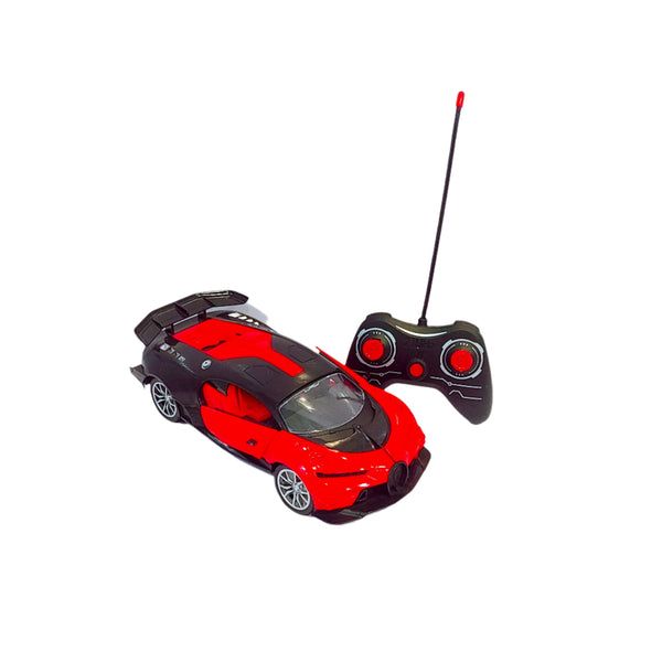 Remote Control High Speed Drift Red Bugatti Car - Rechargeable RC Electric Sport Race