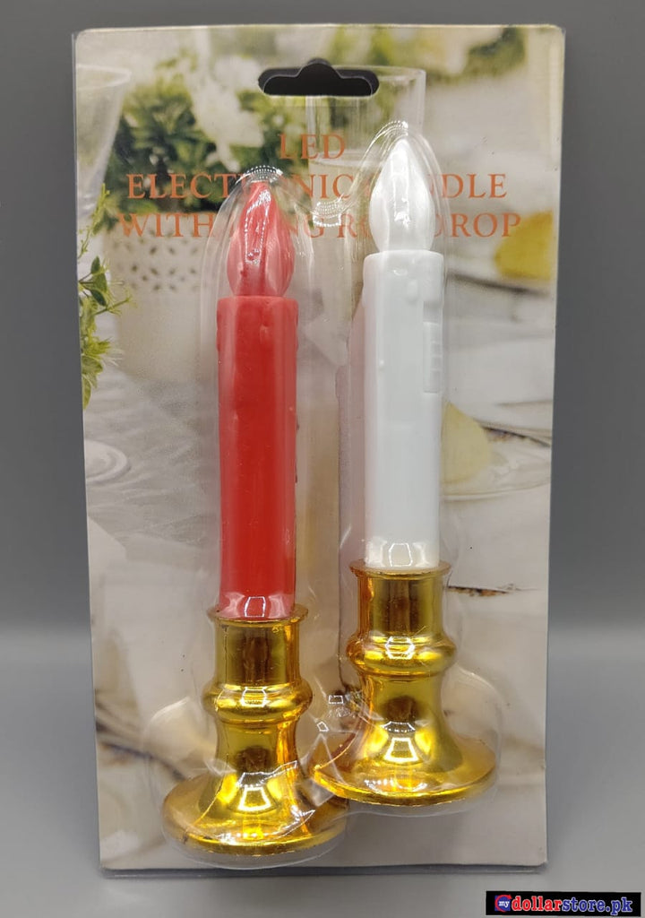 2pcs electronic candle flickering candles zen buddhist home decoration electric fake candle chinese - mydollarstore