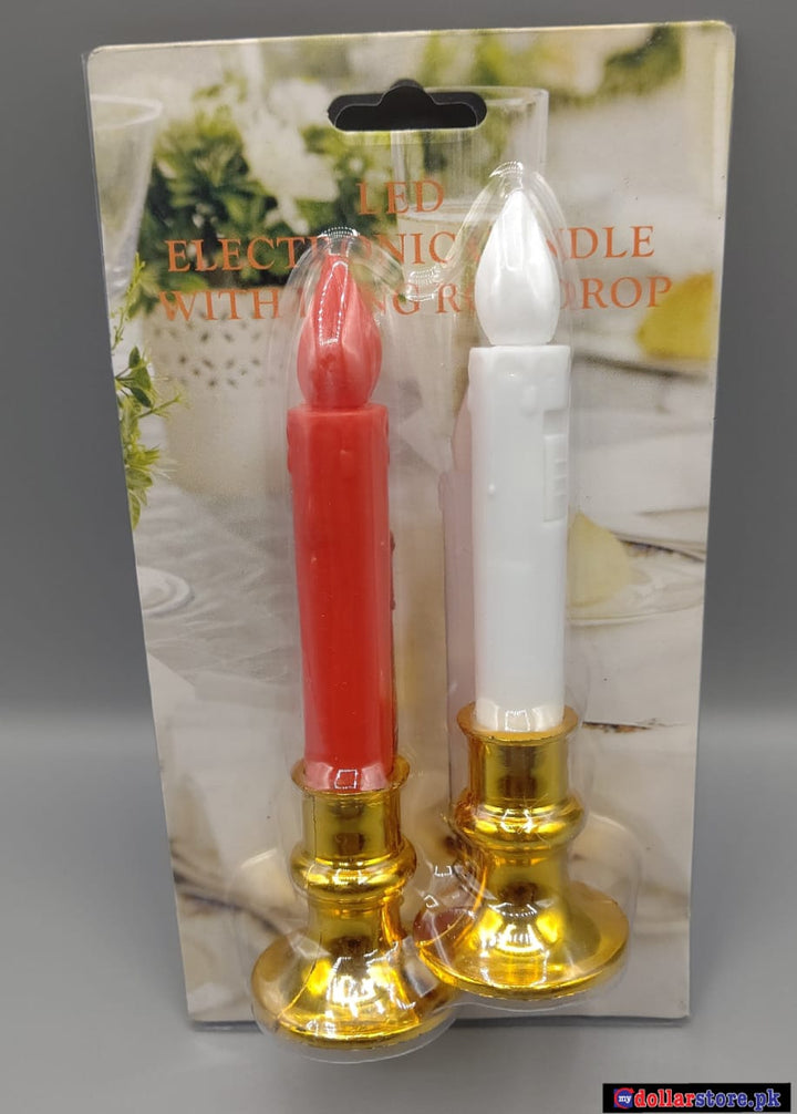 2pcs electronic candle flickering candles zen buddhist home decoration electric fake candle chinese - mydollarstore