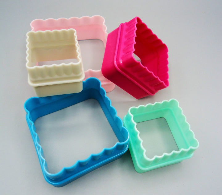 5 pcs. Cookie Cutter Set Plastic Cookie Cutter Shapes Biscuit Cutters - mydollarstore