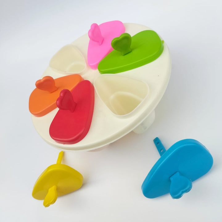 6 in 1 - Lolly Ice Cream Maker Round Shape - mydollarstore