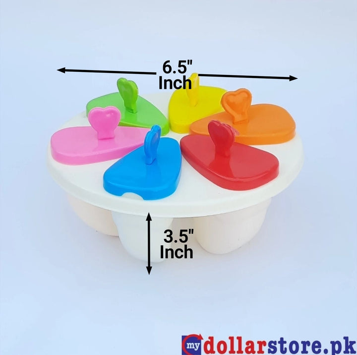 6 in 1 - Lolly Ice Cream Maker Round Shape - mydollarstore