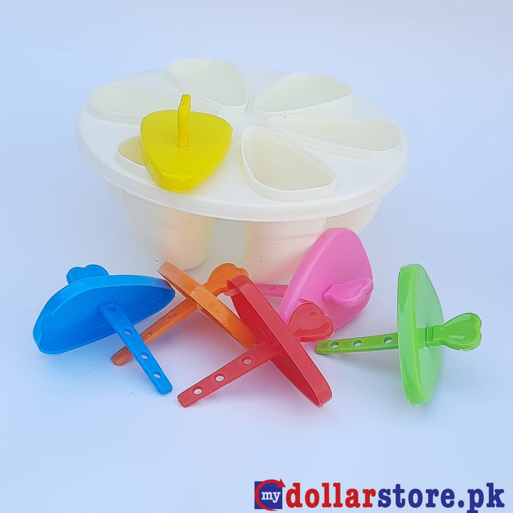 6 in 1 - Lolly Ice Cream Maker Round Shape - mydollarstore