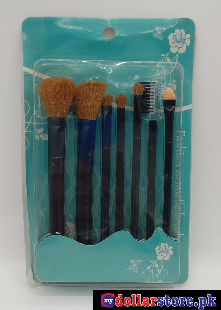 7pcs Makeup Brush Set Eyebrow Brush Lip Brush Eyeshadow Brush Portable Brush Beauty Tool Kit - mydollarstore