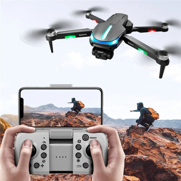 RG100 Pro 4K Drone with Obstacle Avoidance & Auto Return – Long Range | Big Battery | 360° Flip