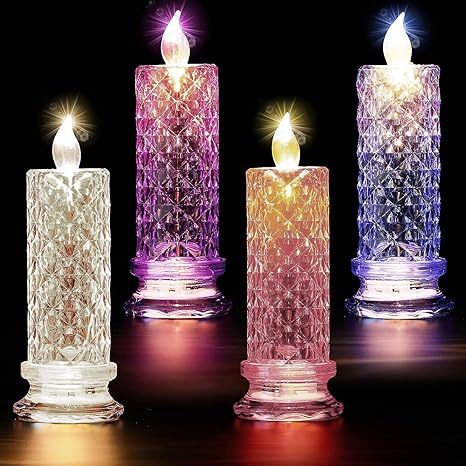 Candle Lamp Energy-saving Vivid LED Mini Electric Candle Lamp Party Prop