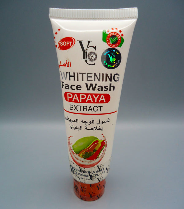 whitening face wash papaya extract