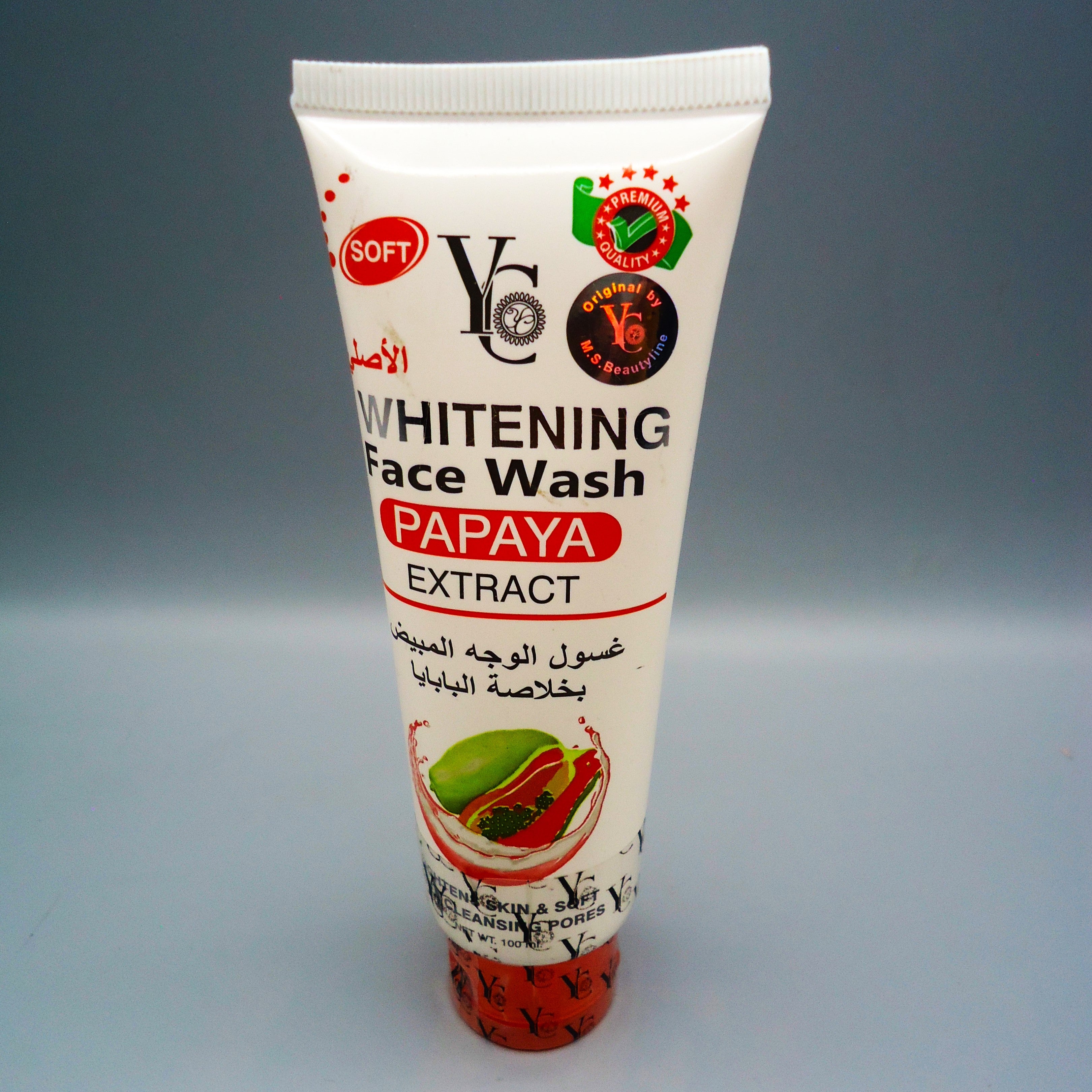 whitening face wash papaya extract