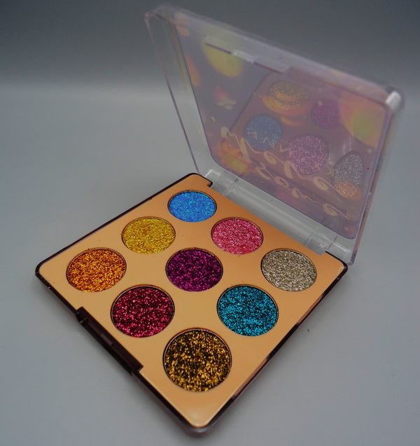 Glitter Eye Shadow Palette 9 in 1 Kit for Eye Makeup