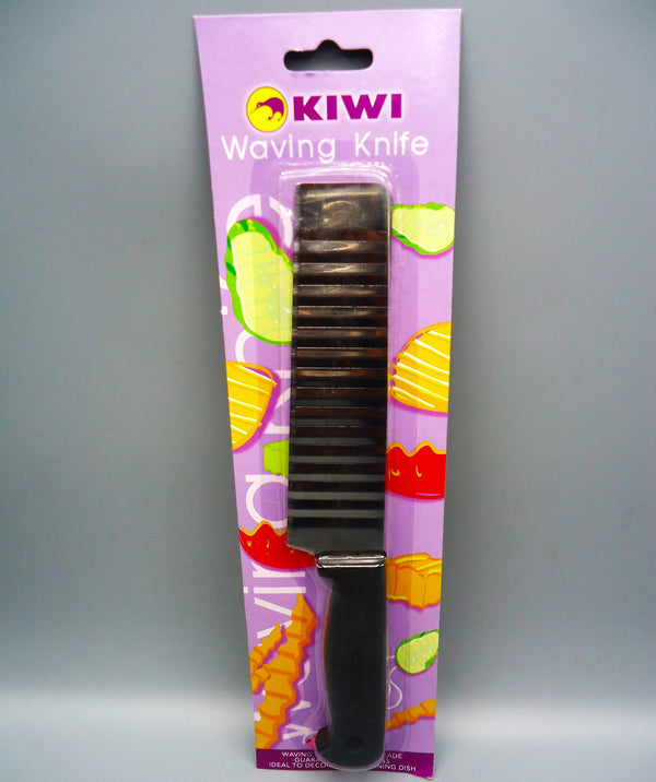 Crinkle Fries Cutter Knife with Handle Potato Slicer