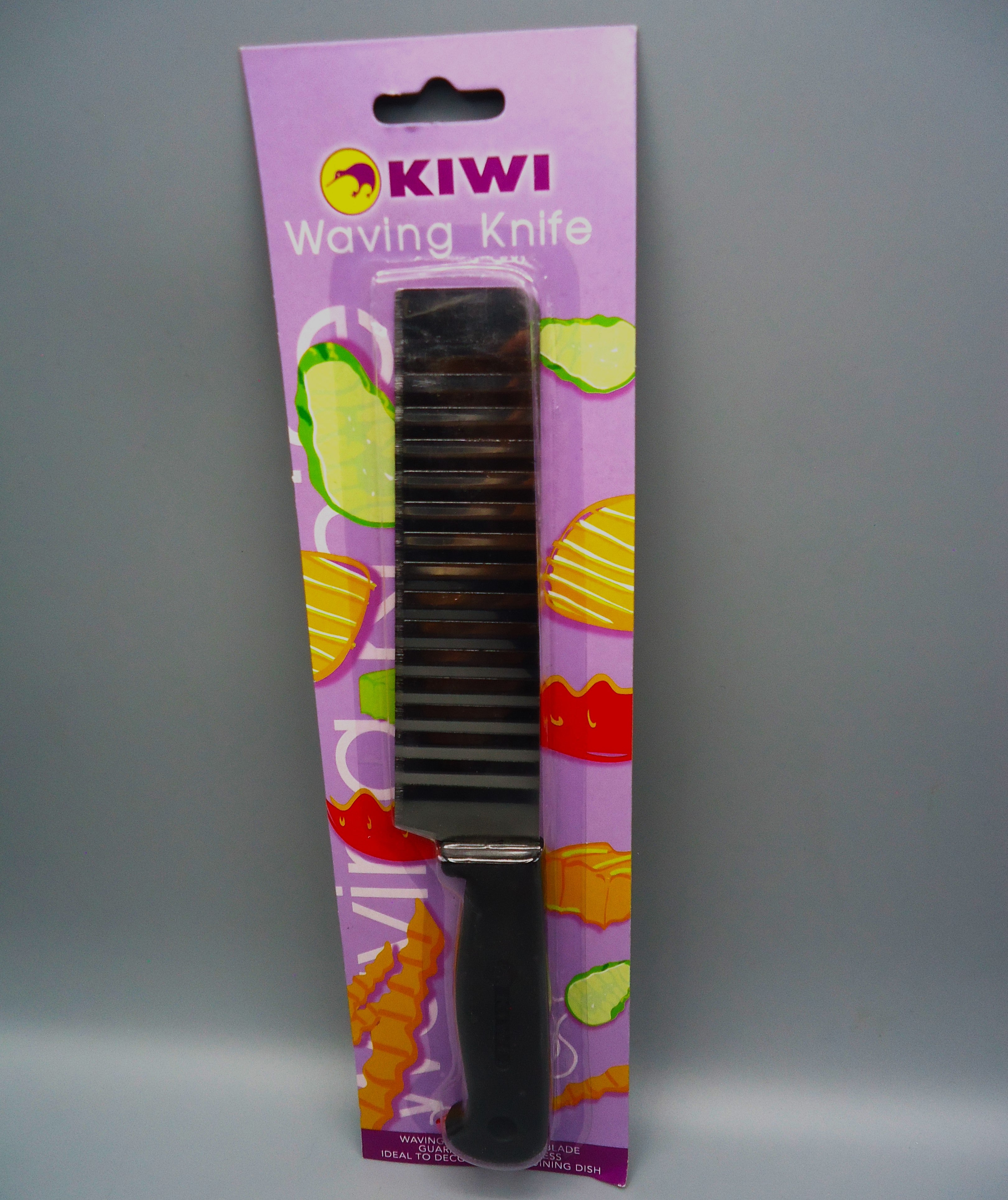 Crinkle Fries Cutter Knife with Handle Potato Slicer