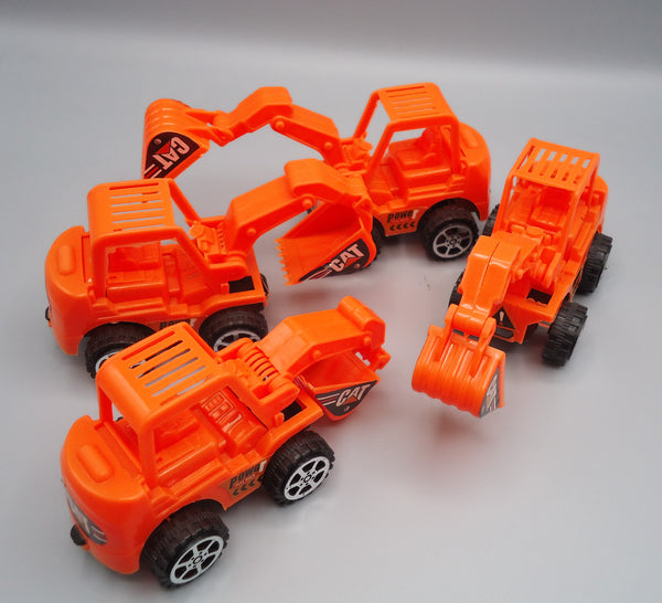 Children's Puzzle Pull Back Car Mini Car Forklift Toy Car Model