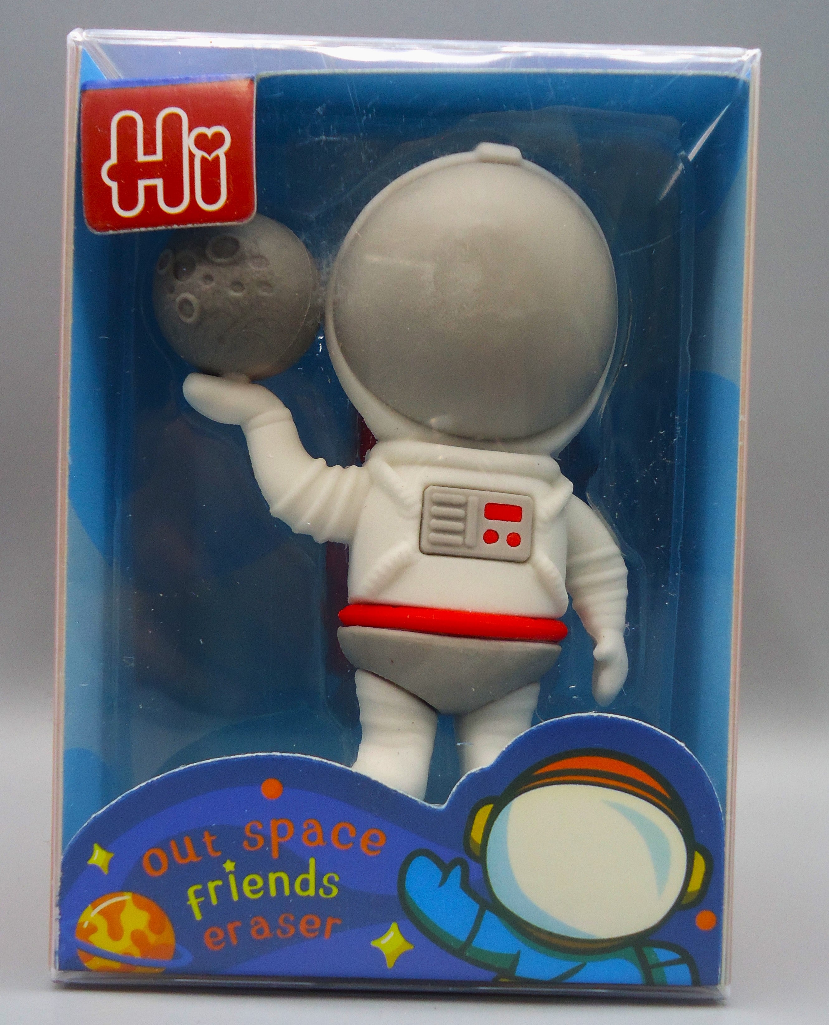 astronaut grey  Erasers Stationery for Kids