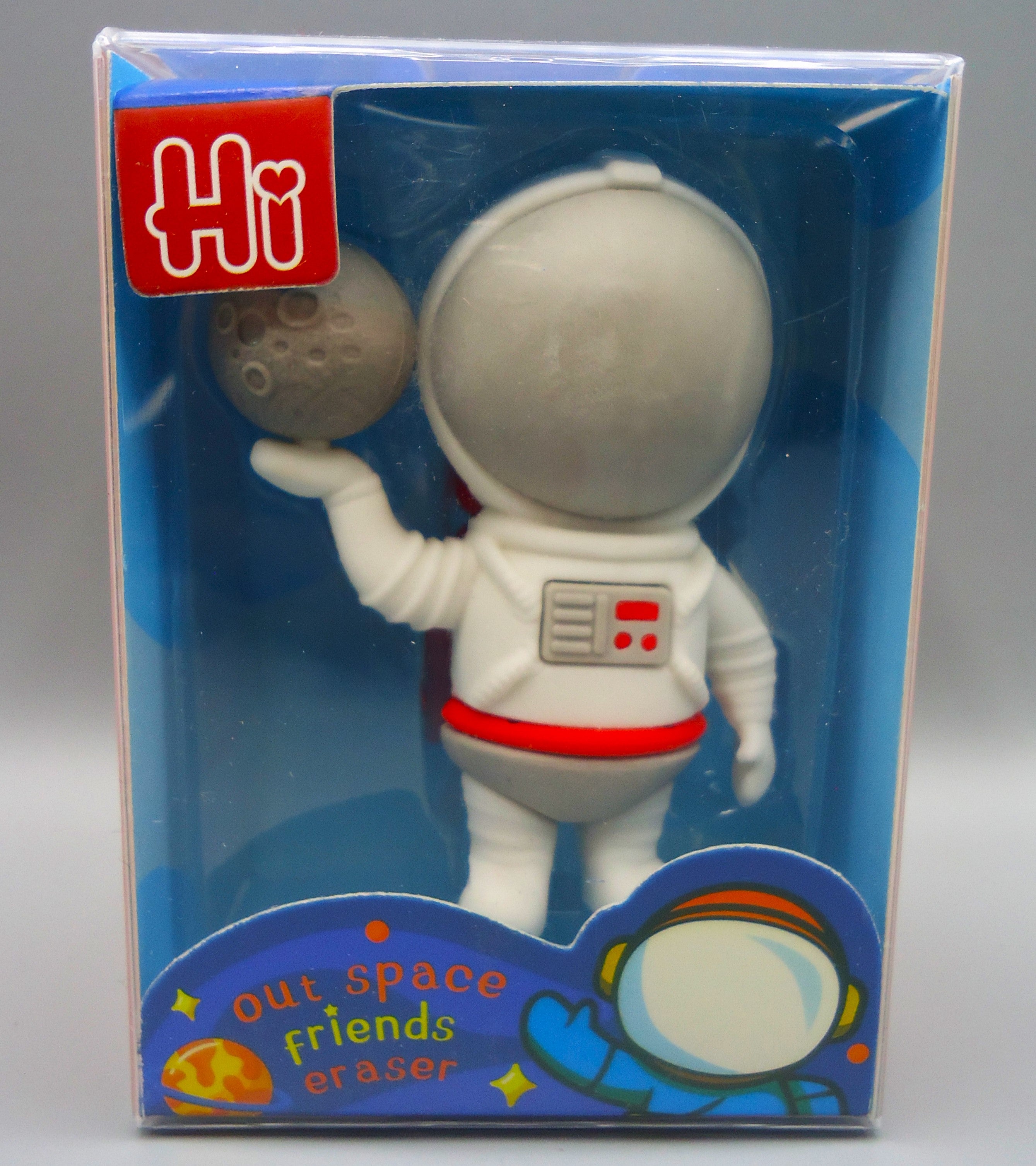 astronaut grey  Erasers Stationery for Kids