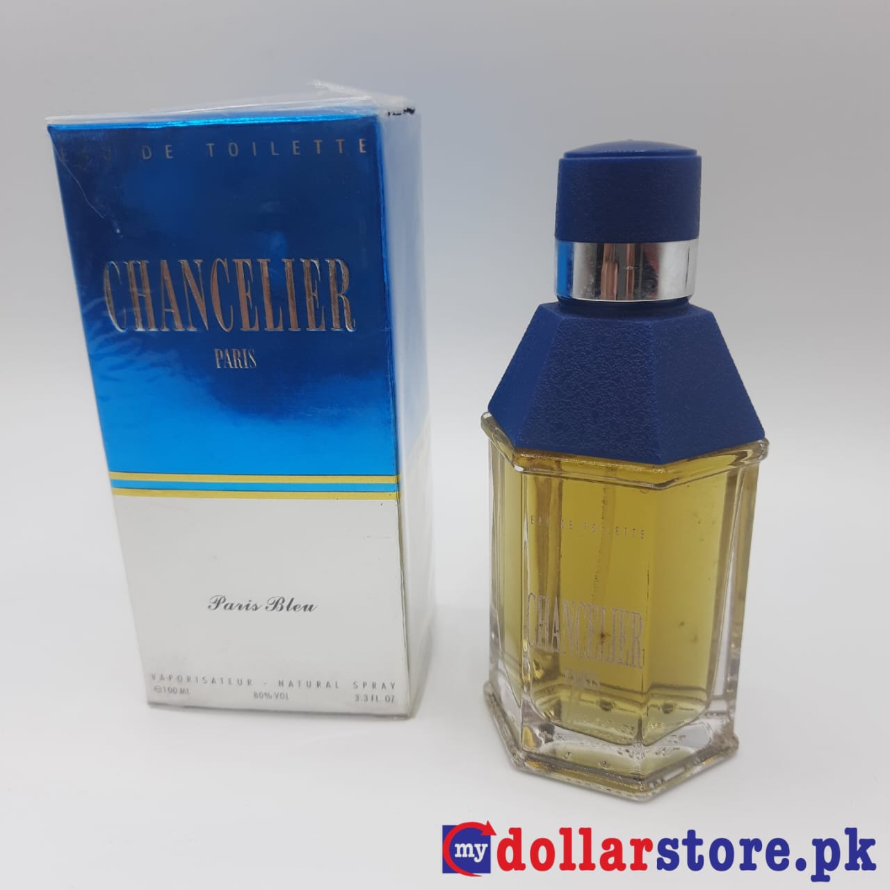 Chancelier Paris Bleu Eau de Toilette Spray For Men 3.3 oz * New Sealed Vintage