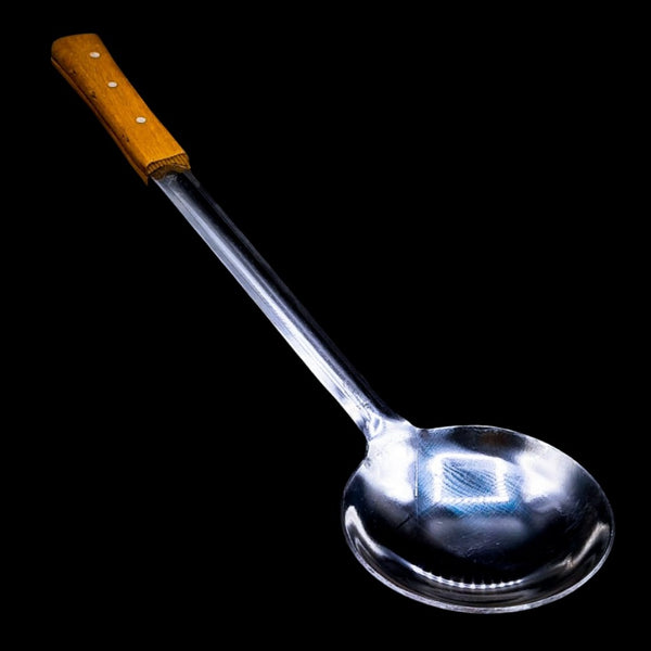 STAINLESS STEEL ROUND SALAN COOKING SPATULA......