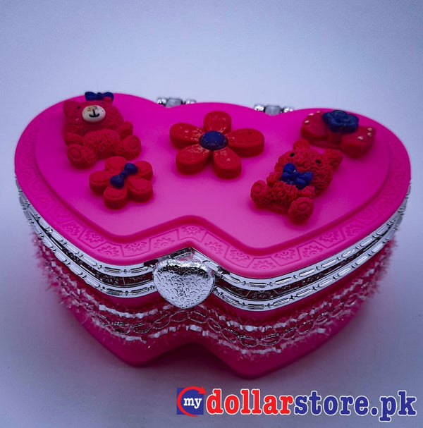 Jewelry box Pink amber decor mirror gift girl girl birthday