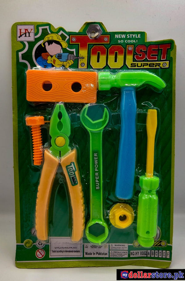 Role Play Engineer Workshop Tool Kit for Pretend Playset Construction