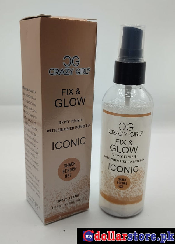 Crazy Girl Fix Glow Dewy Finish With Shimmer Particles
