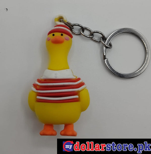 cute duck keychain 3d duck  key chain