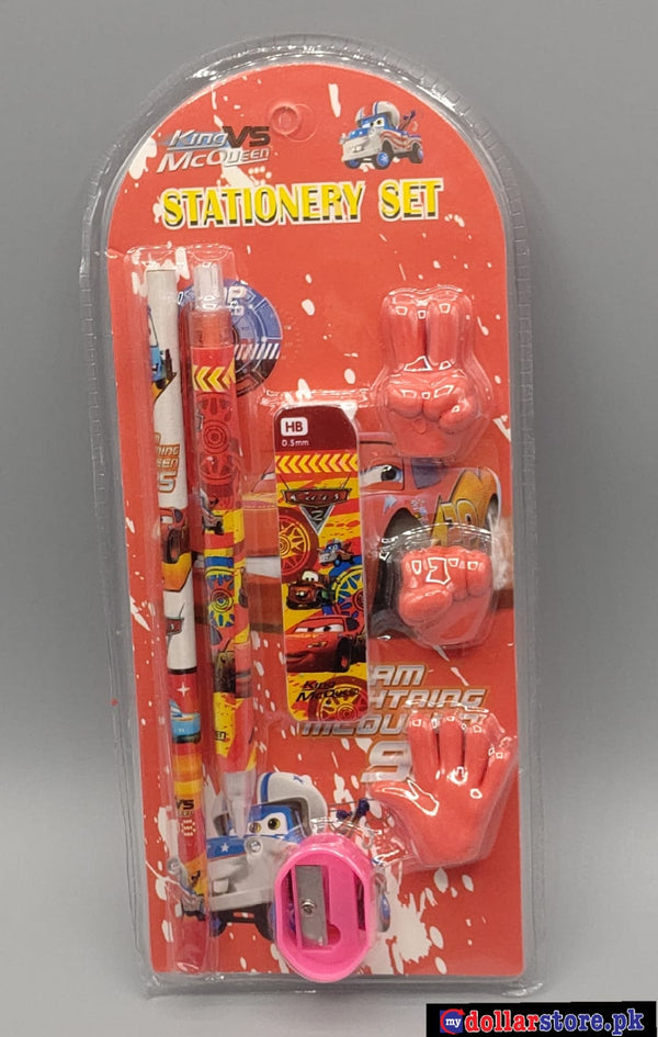 6 in 1 Car Speed Stationery Set : Angry Bird Goodies