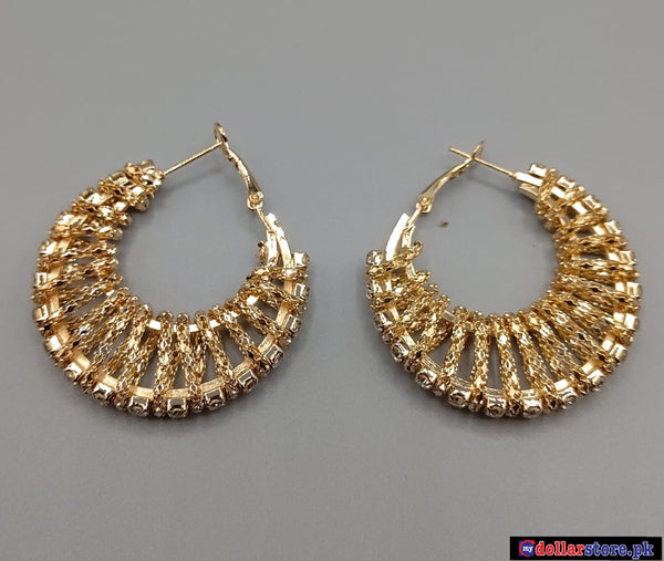 Stylish Golden Earrings for Girls