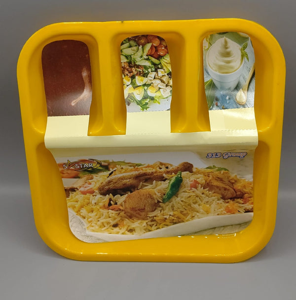 Food Surving Melamine Tray With Beautiful Design Prints