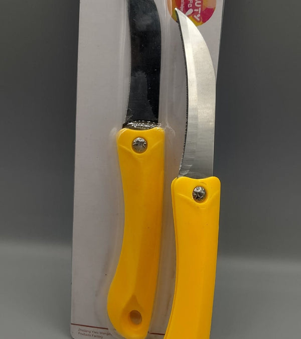 Mini Knife Friction Folder Yellow