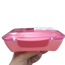 Smile School Lunch Box With Spoon & Fork high quality - Multi-colours for kids