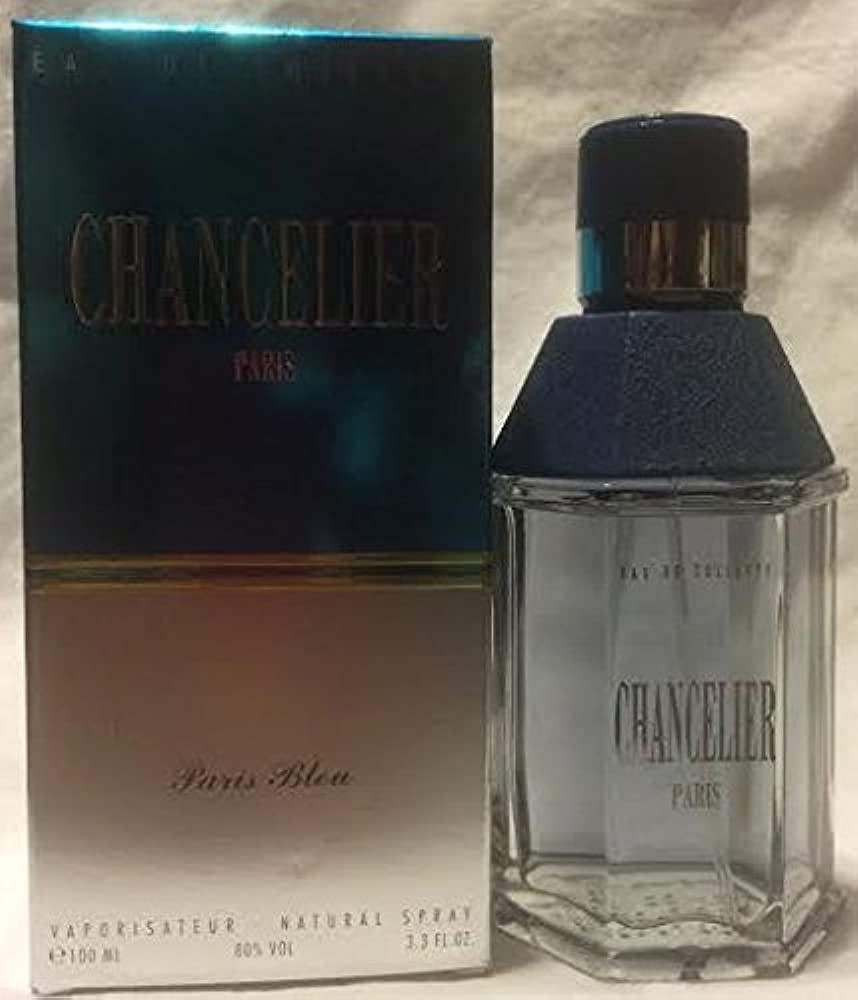 Chancelier Paris Bleu Eau de Toilette Spray For Men 3.3 oz * New Sealed Vintage