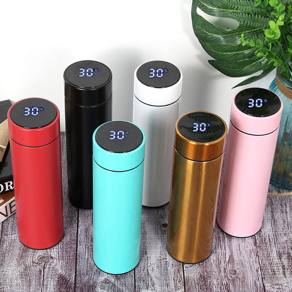 Smart Water Bottle With Led Temperature Display Thermo Flask Bottle Tea Cup