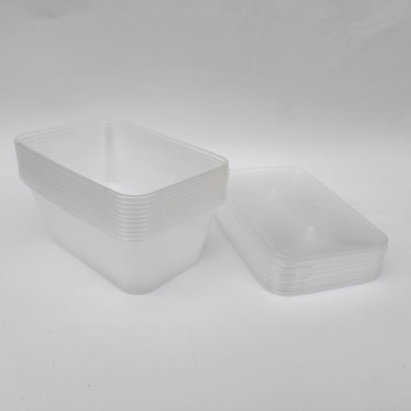 Disposable Multi Function Food Container- 10 Pcs