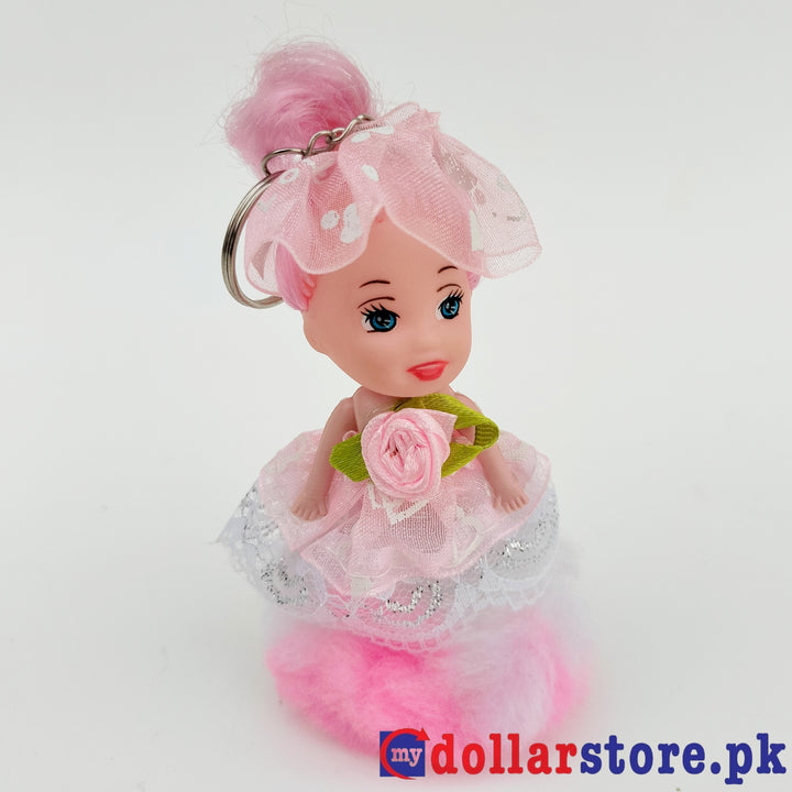 Beautiful & Cute Mini Doll Keychain - Soft Toys - mydollarstore