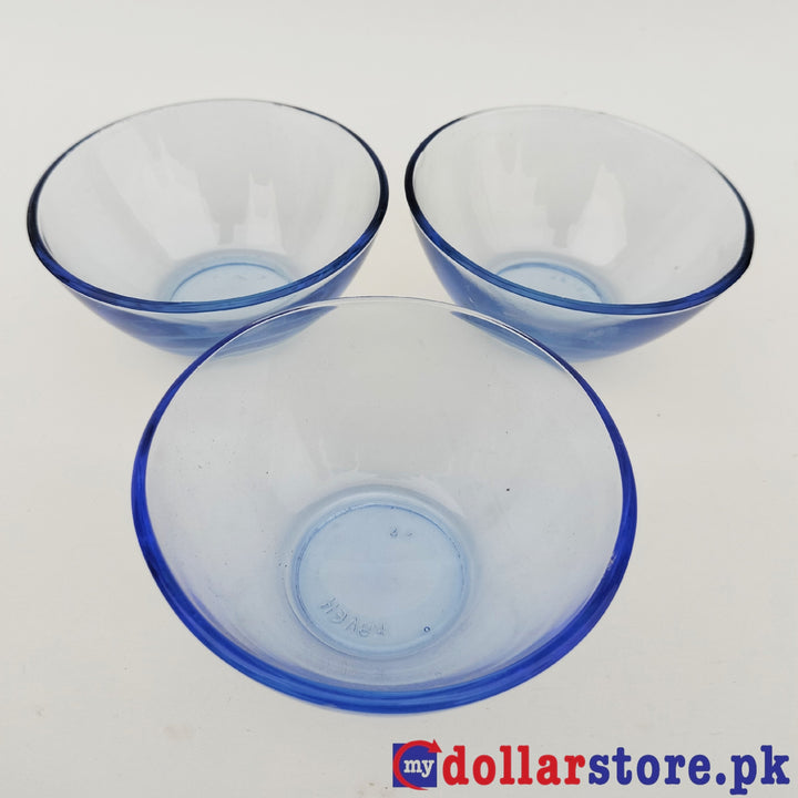 Plain Glass Bowl Set - 3 Pcs - mydollarstore