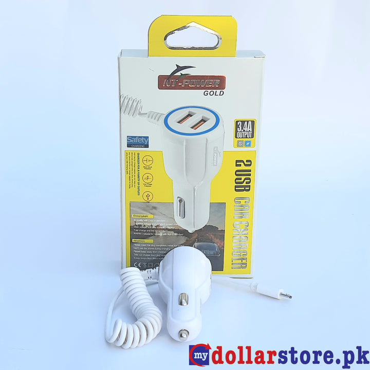 Fast Car Charger with 2 additional USB ports - mydollarstore