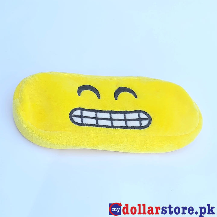 Emoji Pencil Pouch in Soft Washable Fabric - mydollarstore