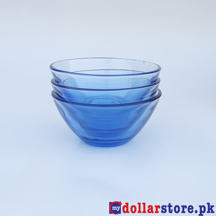 Plain Glass Bowl Set - 3 Pcs - mydollarstore