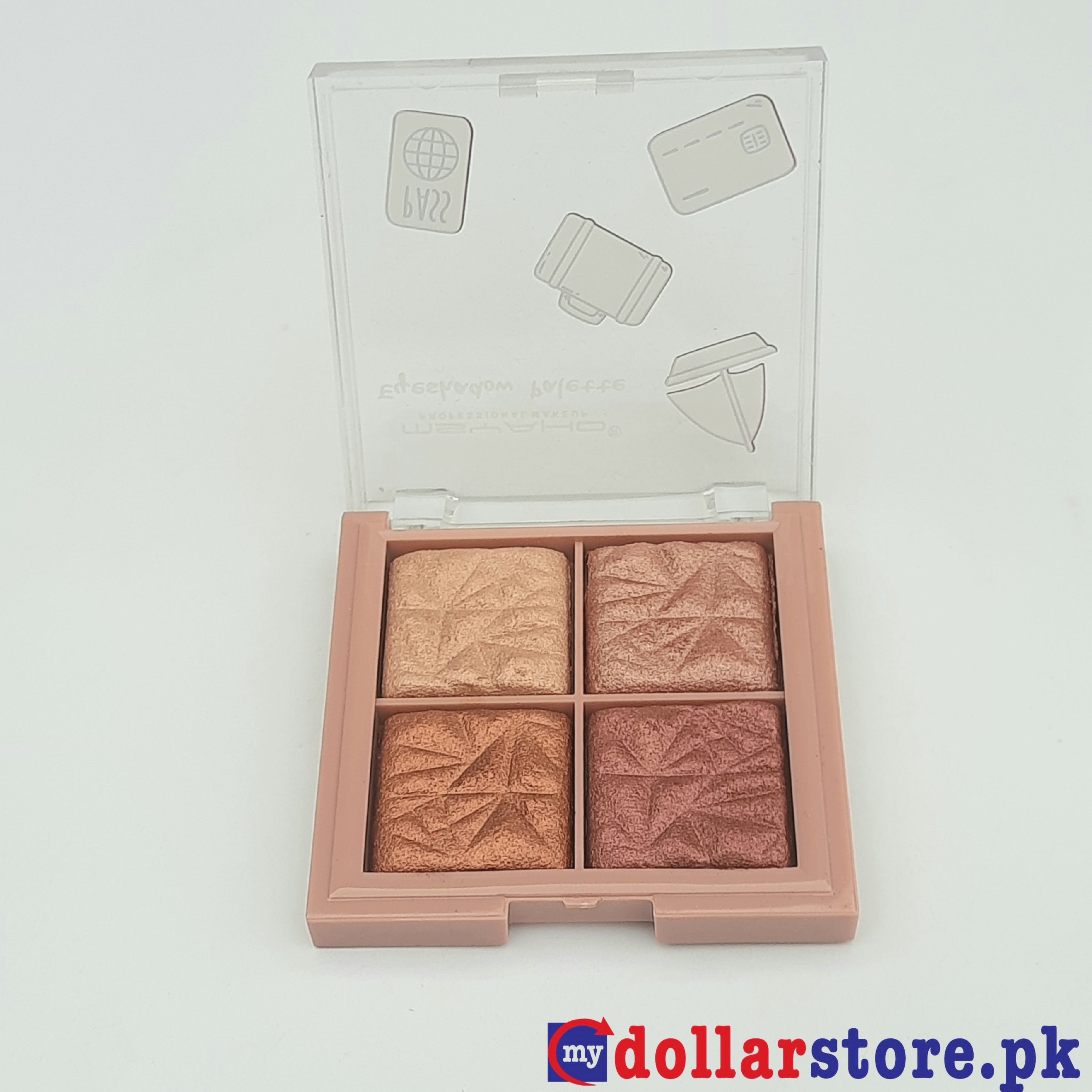 MSYAHO Professional Makeup Eyeshadow Palette - 4 Shades - mydollarstore