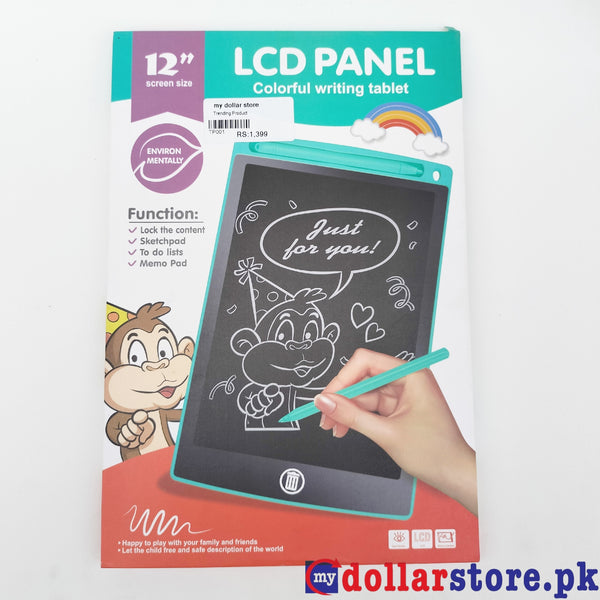 Drawing and writing tablet 12 inch LCD screen with one-click deletion.