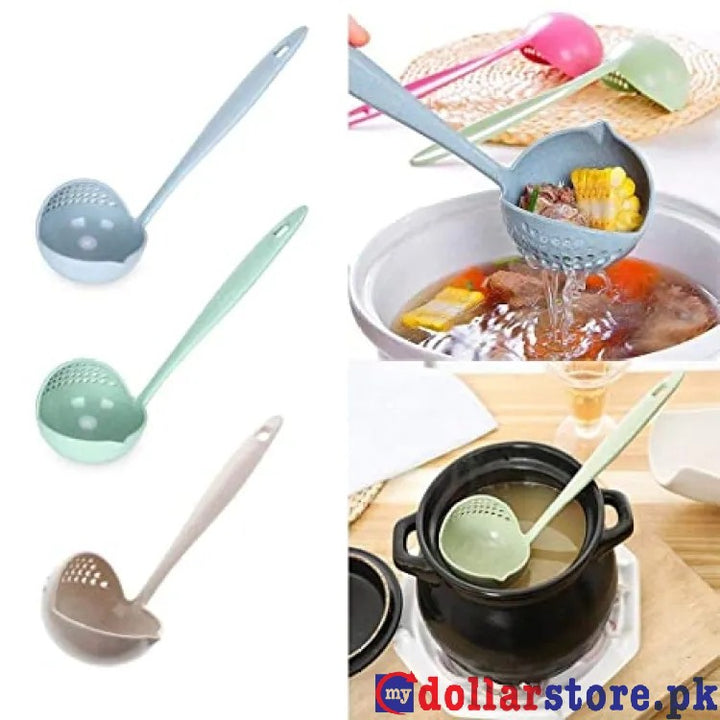 Imperial Soup Spoon - Green Color - mydollarstore