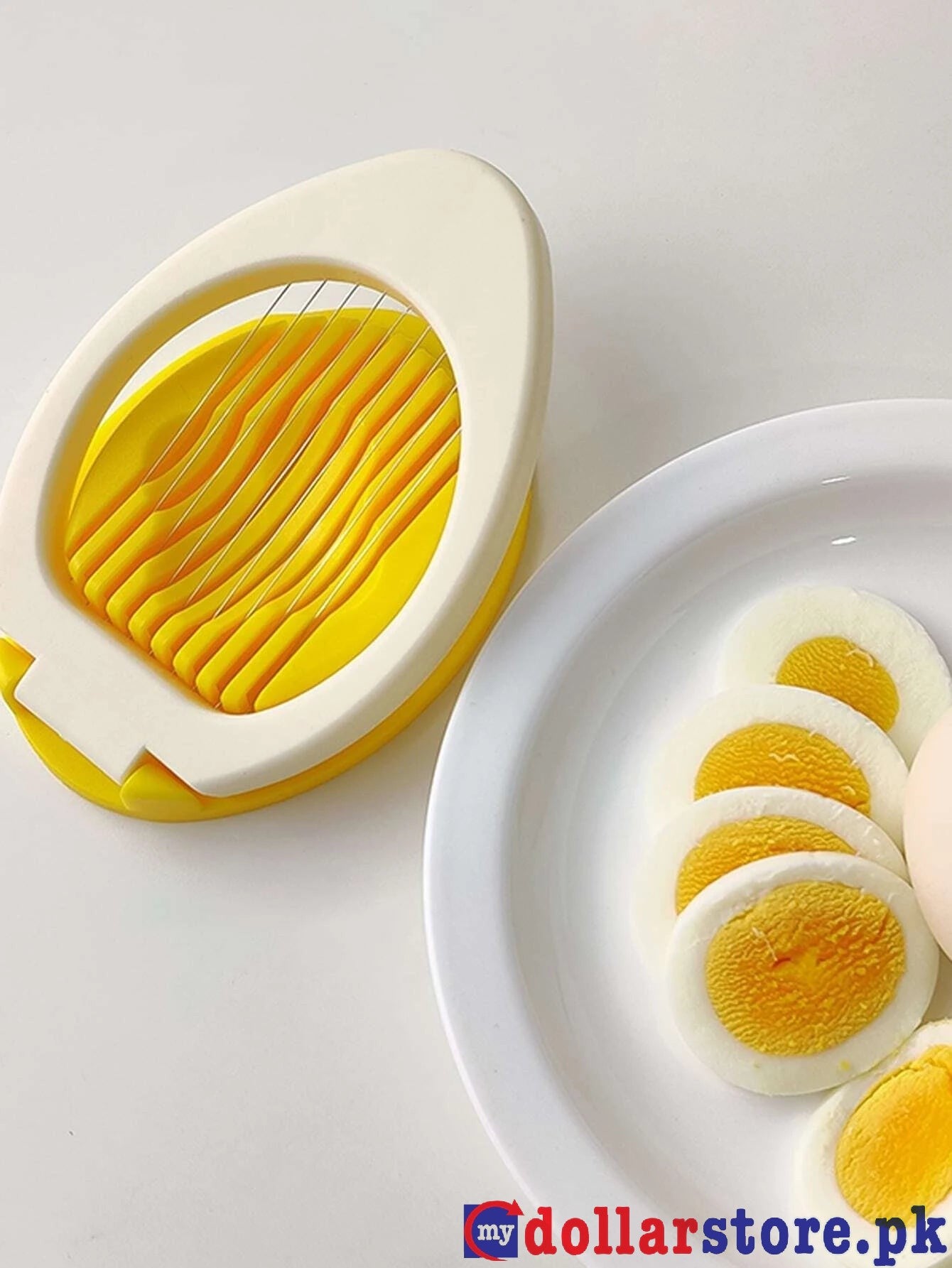 Stainless Steel Boiled Egg Slicer Eggs Cutter Chopper Cooking Gadget Kitchen Tool