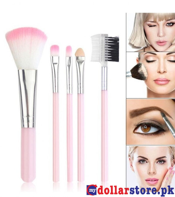 LaRose Makeup Tools, 5 pcs Brushes Set