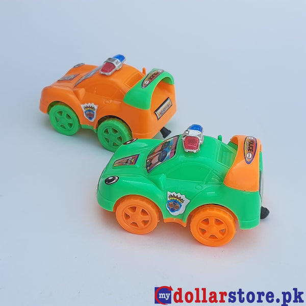 kids super police friction car toy