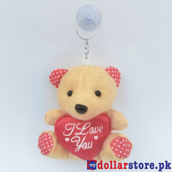 Cute Teddy Bear Key chain/ glass mirror decorative.